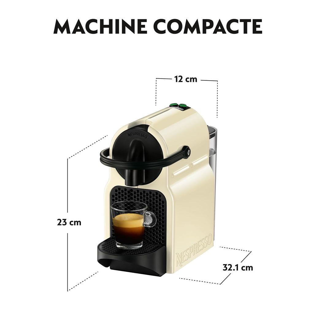 Cafetière Expresso Crème Vanille 19 Bars avec Kit Découverte – Lumario EN80CW
