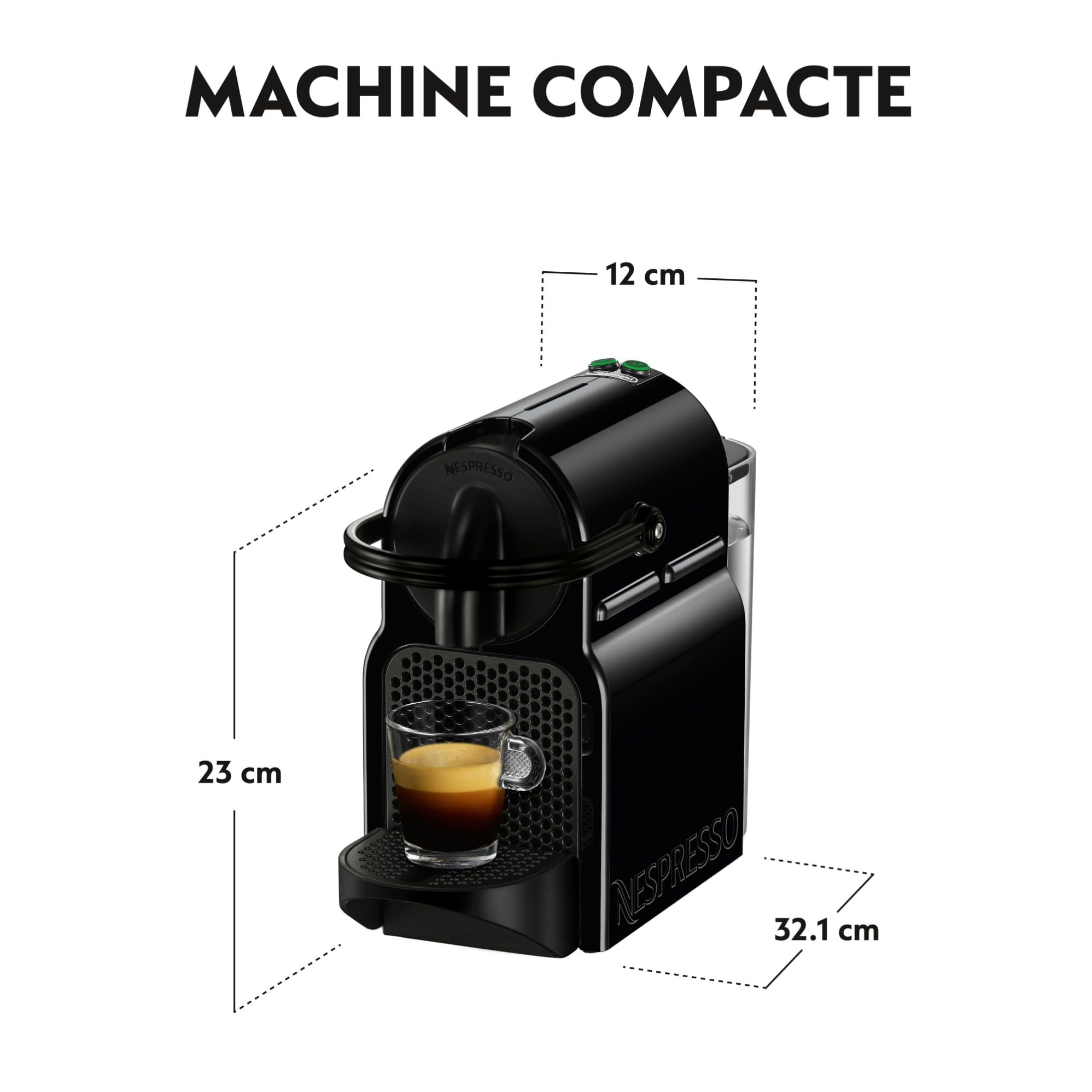 Cafetière Expresso Noire 19 Bars avec Kit Découverte – Lumario EN80