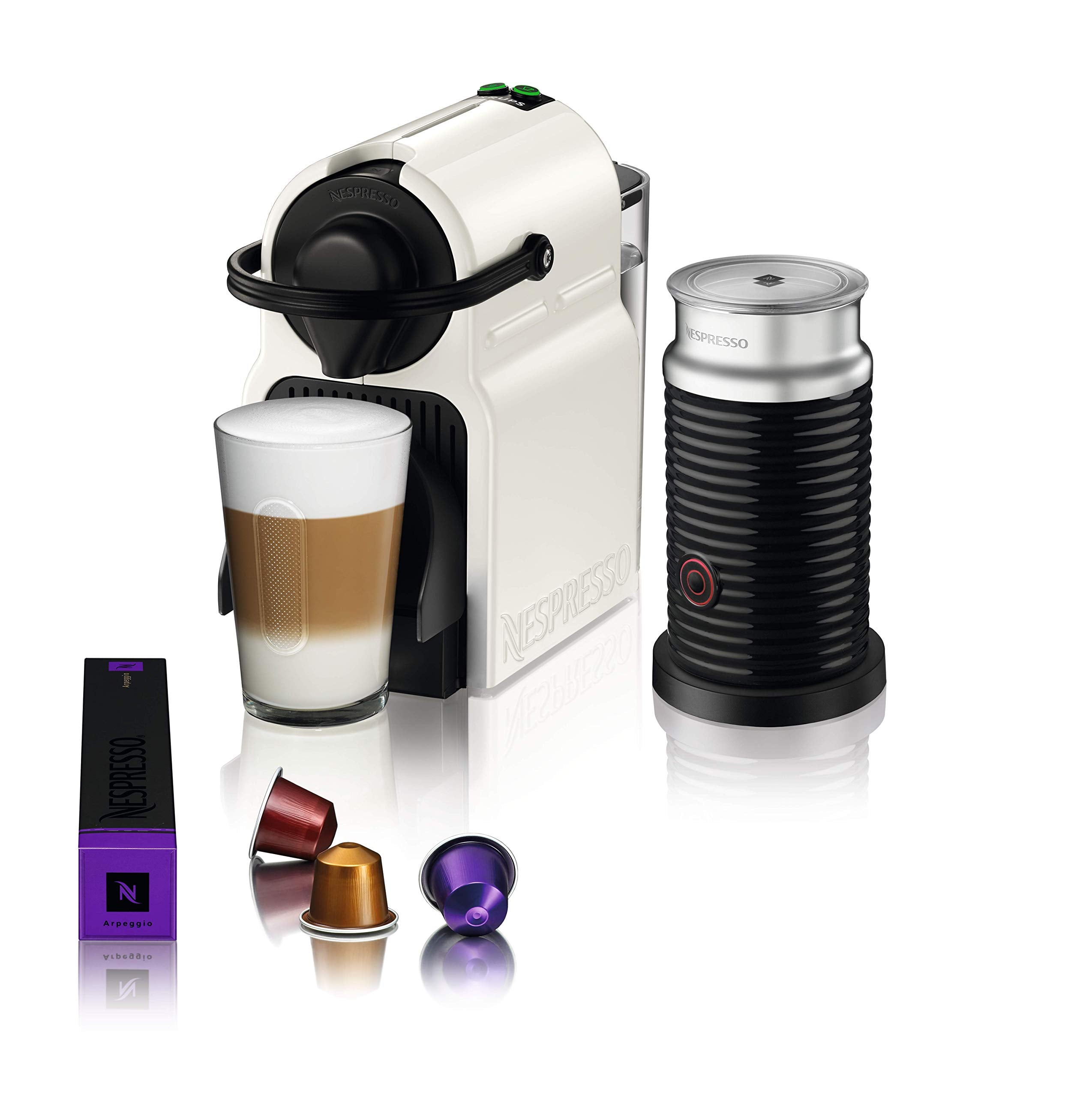 Machine Expresso à Capsule Rouge Rubis avec Mousseur à Lait – Lumario